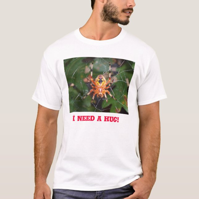 Camiseta Araña 2365 - ¡Necesito un abrazo! (Anverso)