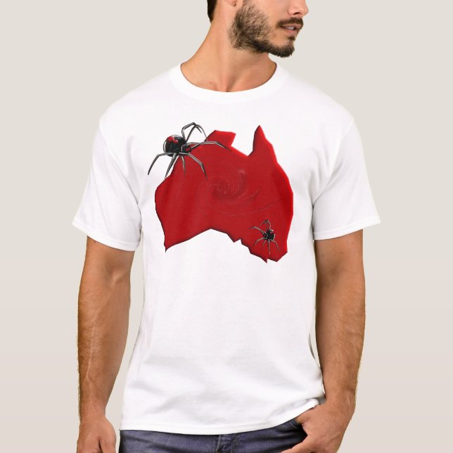 Camiseta Araña Australia del Redback (Anverso)
