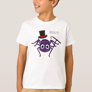 Camiseta Araña cortada en el personalizado del sombrero sup