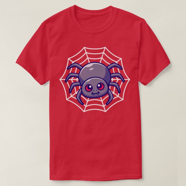 Camiseta Araña Cuta Con Personalizado Neto (Diseño del anverso)