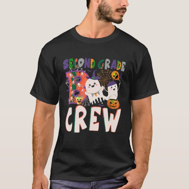 Camiseta Araña de cráneo fantasma de calabaza de calabaza d (Anverso)