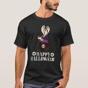 Camiseta Araña de cráneo gótica de Halloween cita a la flor
