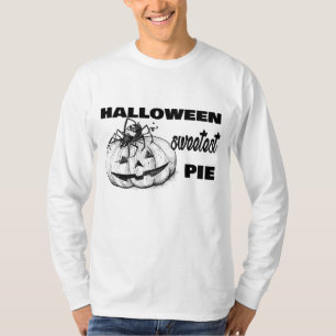 Camiseta Araña De Halloween Pensando En El Pie De Calabaza