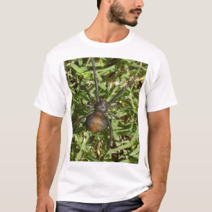 Camiseta Araña De Reproducción En La Grasa Verde,