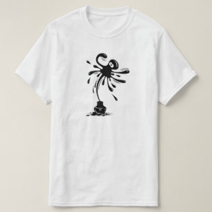 Camiseta araña de tinta