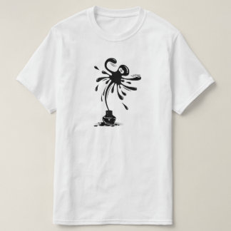 Camiseta araña de tinta