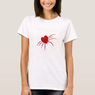 Camiseta Araña del Corazón Rojo