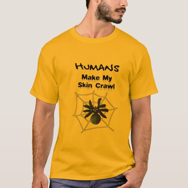 Camiseta Araña espeluznante (Anverso)