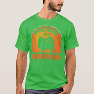 Camiseta Araña finge que soy un perro pomeraniano demasiado