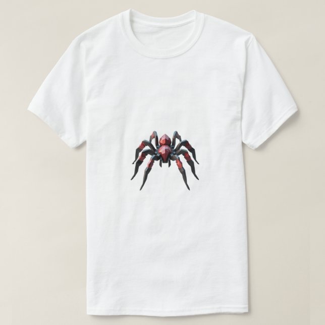 Camiseta Araña geométrica (Diseño del anverso)
