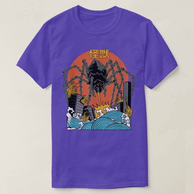 Camiseta Araña gigante japonesa (Diseño del anverso)