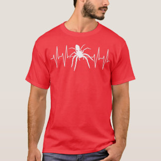 Camiseta Araña grande con corazón de línea de corazón para 