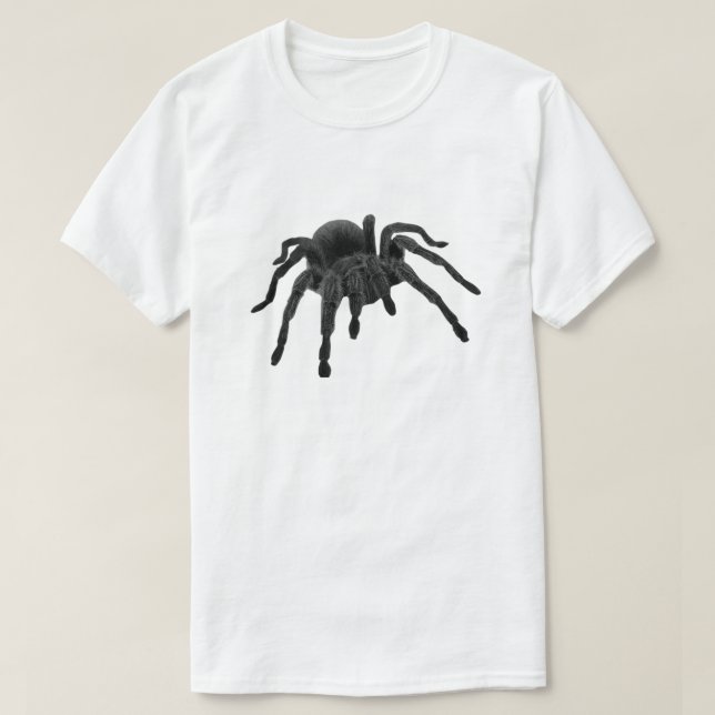 Camiseta araña negra (Diseño del anverso)