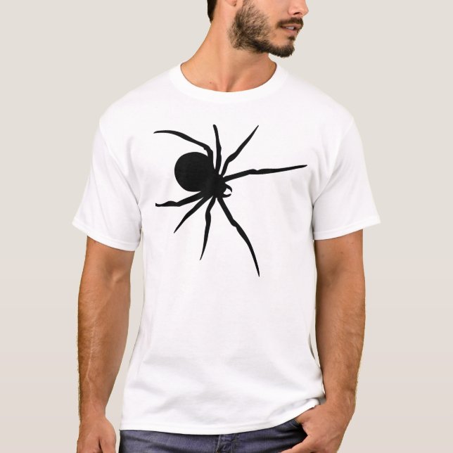 Camiseta Araña negra gigante (Anverso)