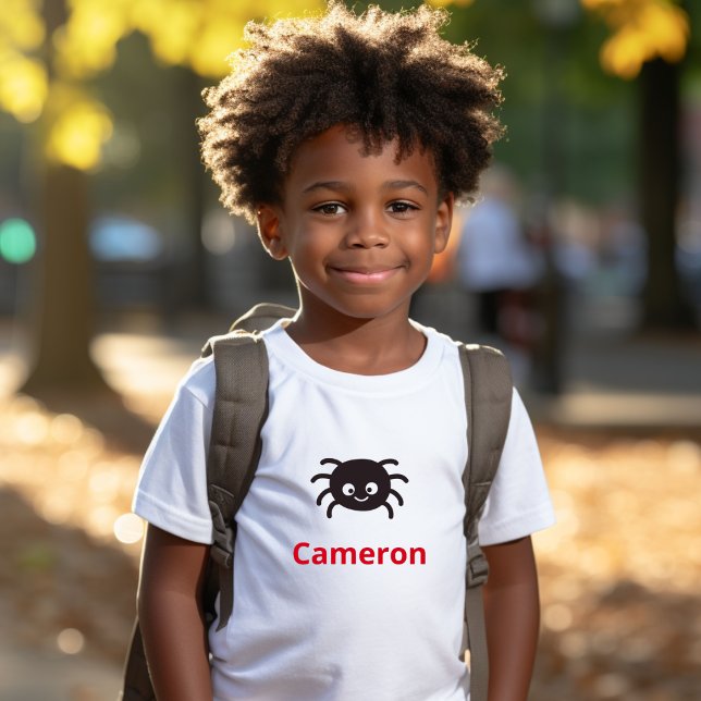 Camiseta Araña personalizada divertida y ligera con nombre (Subido por el creador)