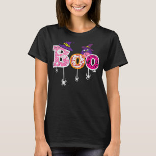Camiseta Araña Rosa Boo Gorra WItch Aterrador Gir Halloween