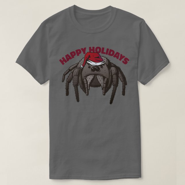 Camiseta Araña saltante, filipino regio, fiestas felices C (Diseño del anverso)