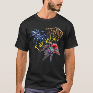 Camiseta Araña tarántula azul/roja/naranja/negra