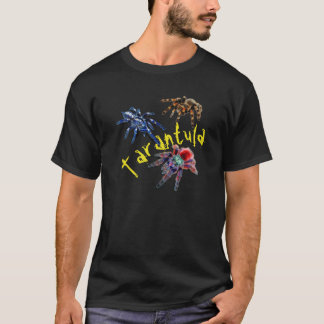 Camiseta Araña tarántula azul/roja/naranja/negra