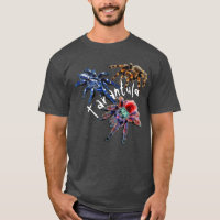 Araña tarántula azul/roja/naranja/negra T