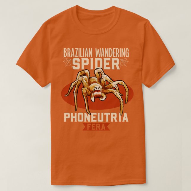 Camiseta Araña vagabunda de Brasil (Diseño del anverso)