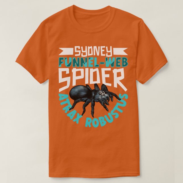Camiseta Araña web de embudo de Sidney (Diseño del anverso)