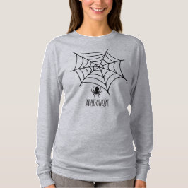 Camiseta Araña y web de Halloween