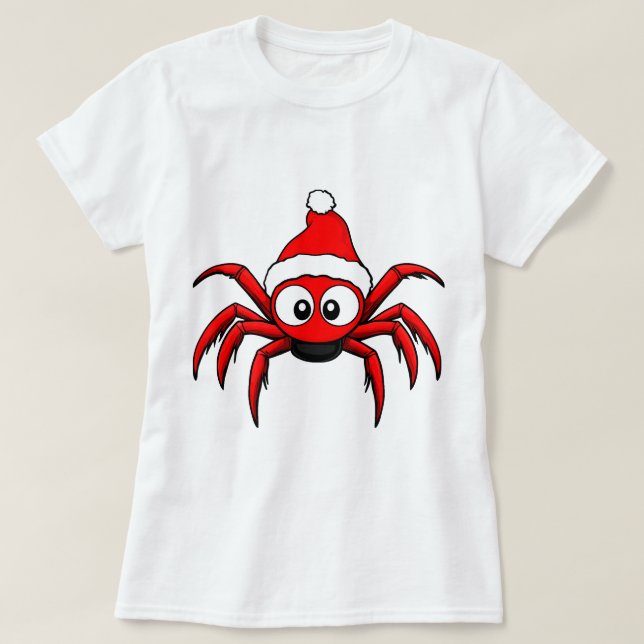 Camiseta Arañas de Navidad (Diseño del anverso)