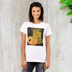 Camiseta Arañas Y Calabaza