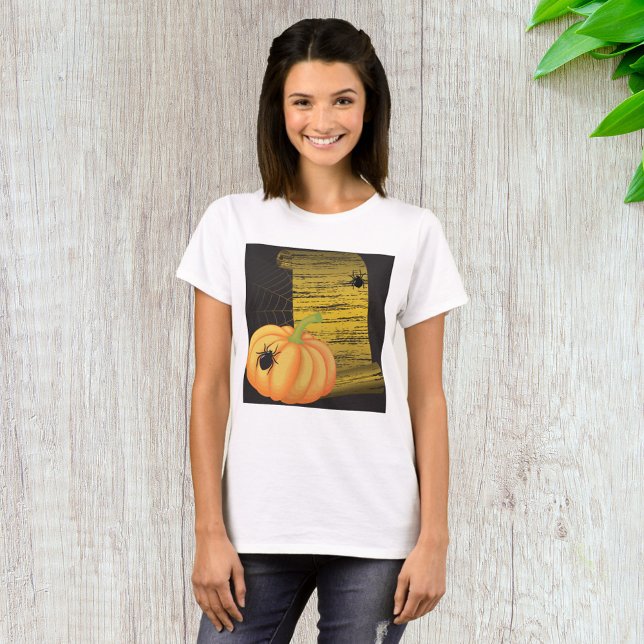 Camiseta Arañas Y Calabaza (Subido por el creador)