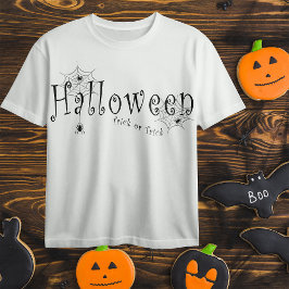 Camiseta Arañas y telarañas sobre Halloween