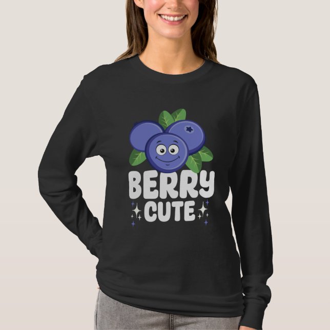 Camiseta Arándano Fruta Baya Bonito (Anverso)