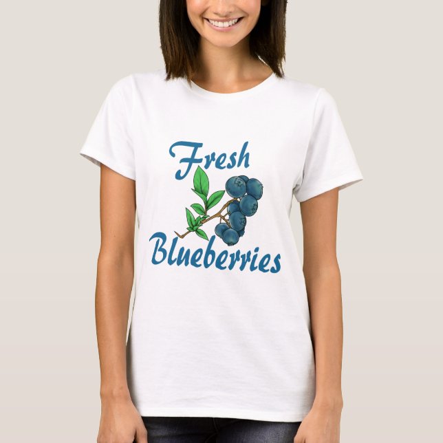 Camiseta arándanos frescos (Anverso)