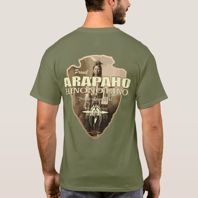 Camiseta Arapaho (punta de flecha) (Reverso)