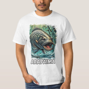 Camiseta Arapaima Gigas Monstruo Pescado Para Pescador EXTR