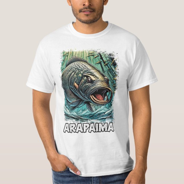 Camiseta Arapaima Gigas Monstruo Pescado Para Pescador EXTR (Anverso)
