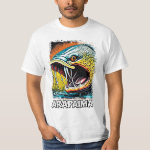 Camiseta Arapaima Gigas Monstruo Pescado Para Pescador EXTR