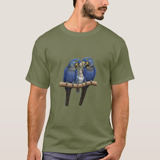 Camiseta Arara azul (Anverso)