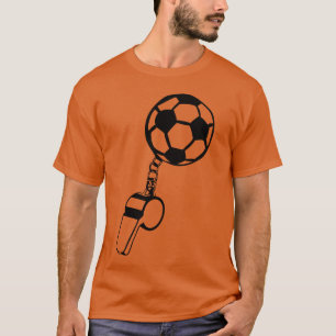 Camiseta árbitro de fútbol silbato deportes amigo amigos