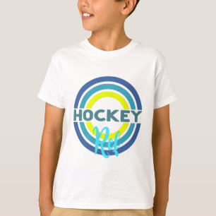 Camiseta Árbitro de Hockey Con Círculos de Hockey Modernos