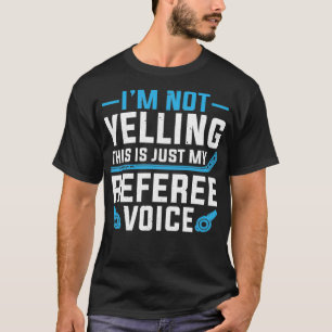 Camiseta Árbitro De Hockey Sobre Hielo Esta Es Sólo Mi Voz 