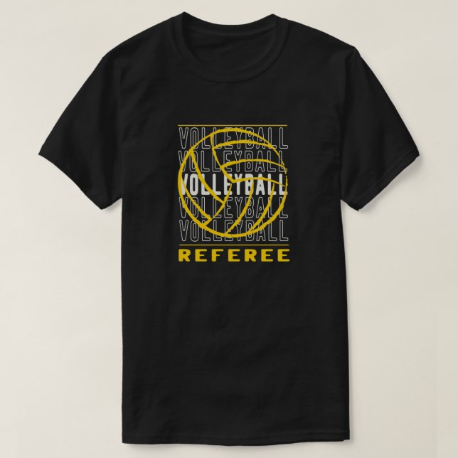 Camiseta Árbitro de voleibol (Diseño del anverso)