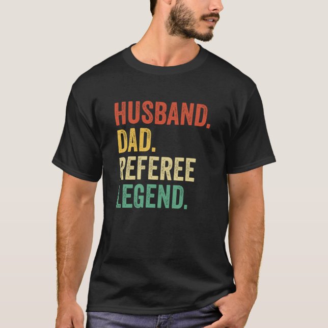 Camiseta árbitro Papá Vintage divertido (Anverso)
