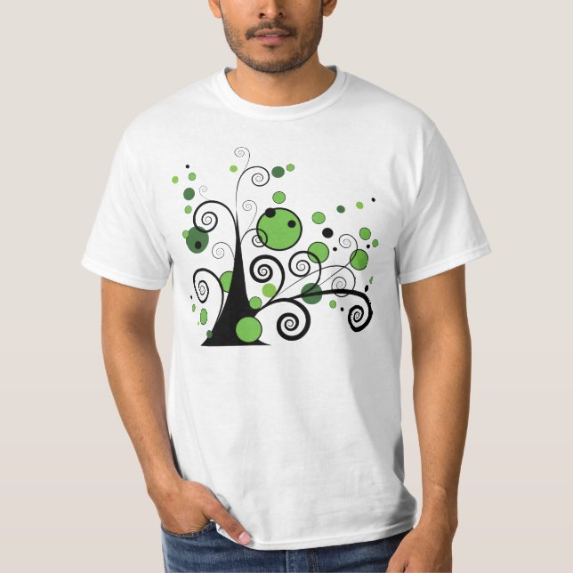 Camiseta Árbol abstracto (Anverso)