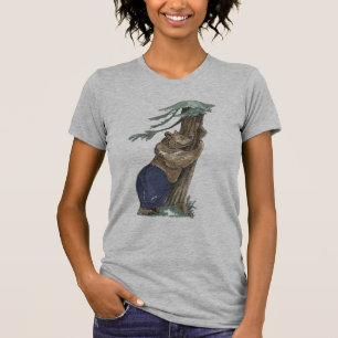 Camiseta Árbol adorable divertido lindo que abraza el oso