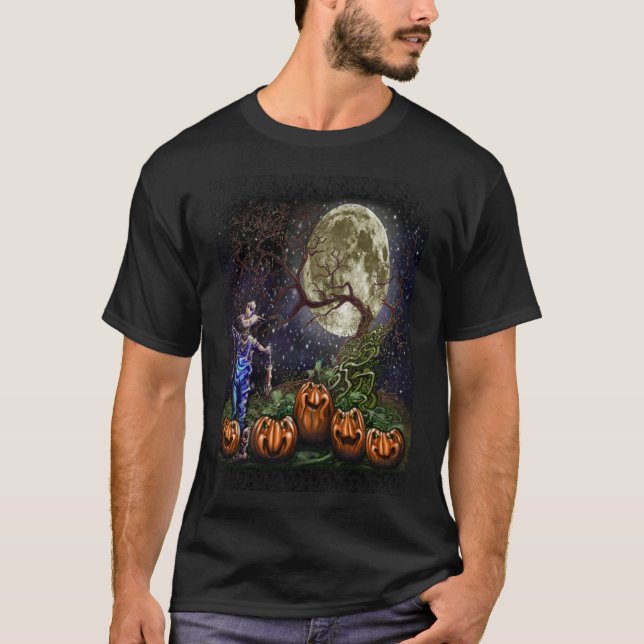 Camiseta Árbol antiguo fantasmagórico (Anverso)