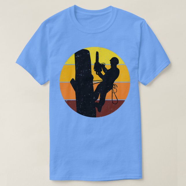 Camiseta Árbol arborista Cirujano Escalador Trimmer Vi (Diseño del anverso)