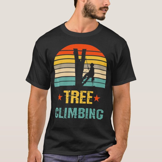 Camiseta Árbol Arborista de ramas de árboles (Anverso)