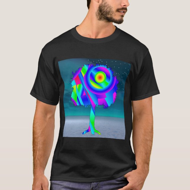 Camiseta Árbol arcoiris (Anverso)