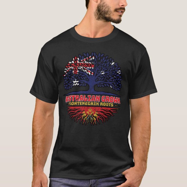 Camiseta Árbol australiano montenegrino de Australia (Anverso)